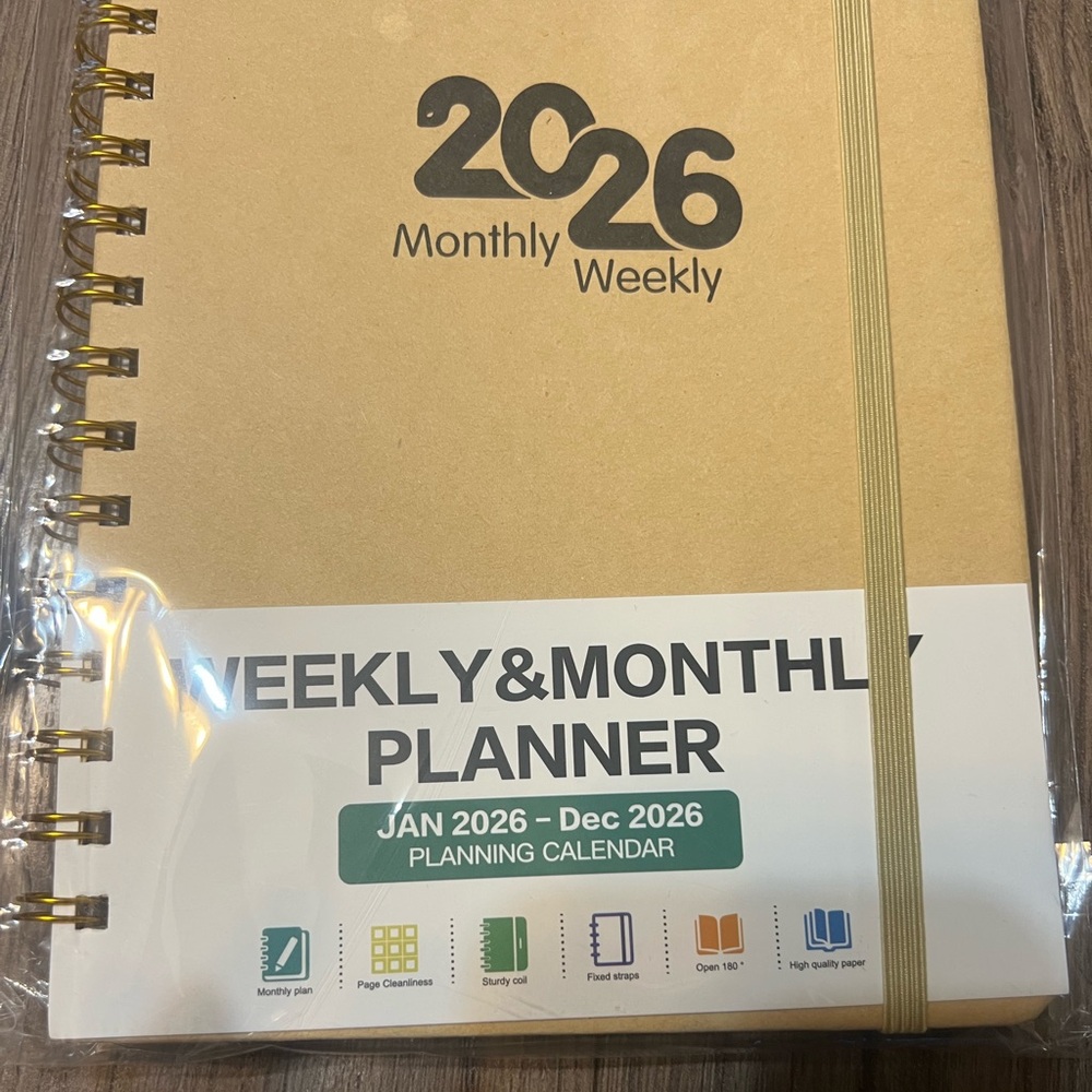2026 Weekly & Monthly Planner